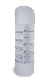 Soportes de exhibición de la cartulina acanalada del libro flexibles para las promociones