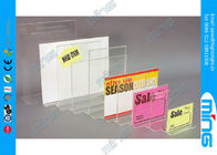 Soportes de exhibición de la encimera/tenedor de acrílico claros de la muestra para la exhibición de la tienda