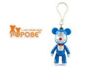3 pulgadas de los regalos de vacaciones de Doraemon POPOBE de llavero lindo del oso para los niños