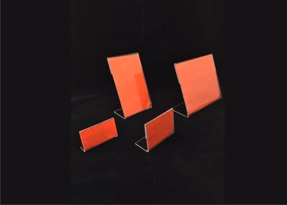 Tenedor de acrílico de la muestra de la ejecución clara, tenedor montado en la pared de la muestra del plexiglás