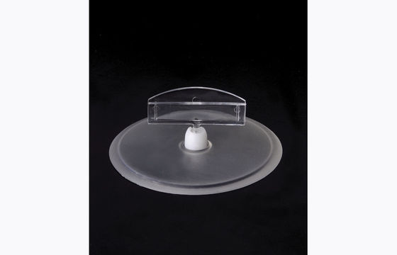 Muestra del estallido y tenedor del clip de los soportes de exhibición de la tabla del precio con la ventosa