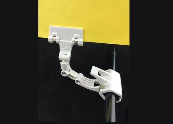 El clip plástico del tenedor del precio del estante de una tienda, muestra acorta los tenedores para la longitud de los 8cm