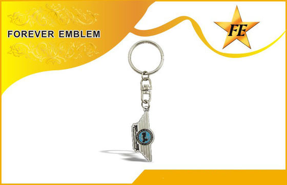 El metal/el hierro inoxidable del metal personalizó los llaveros para la colección de arte