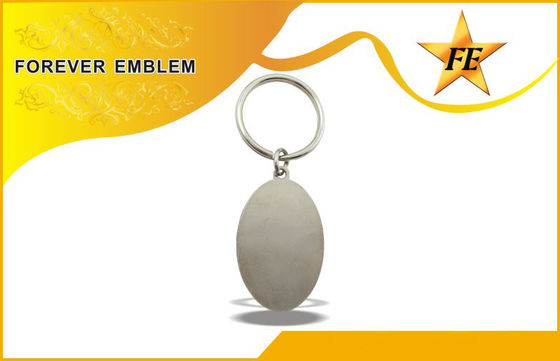 Metal libre de la galjanoplastia del níquel bajo en plomo promocional de los llaveros de los regalos del negocio