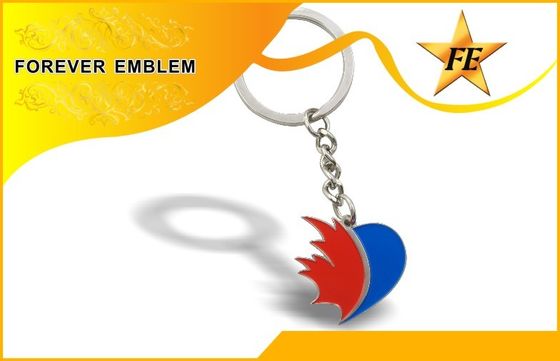 Aleación promocional del cinc de los llaveros del metal suave del esmalte para el propósito promocional