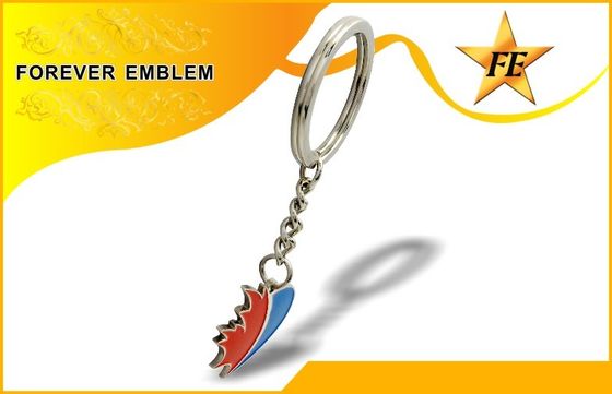 Aleación promocional del cinc de los llaveros del metal suave del esmalte para el propósito promocional