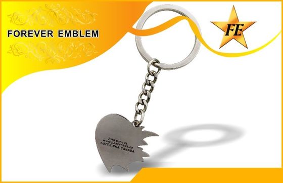 Aleación promocional del cinc de los llaveros del metal suave del esmalte para el propósito promocional