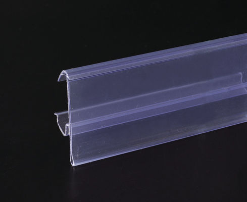 Los datos del estante del PVC de la tienda del supermercado pelan 32m m/39m m, Transprent
