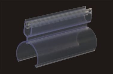 Tenedores modificados para requisitos particulares de la muestra de la venta al por menor del PVC, tenedor plástico con bisagras flexible de la muestra