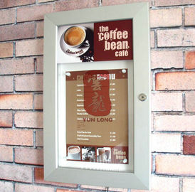 Soportes de exhibición del cartel del tenedor del menú de Moubted de la pared para la cafetería