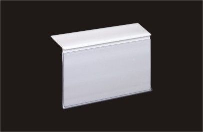 Tenedor blanco para los estantes, altura del precio del canal del estante del PVC de la etiqueta de 40m m