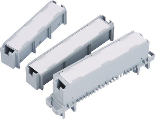 Tenedor de etiqueta con bisagras fácil y conveniente del módulo para el plástico del módulo de la desconexión del LSA 10pair