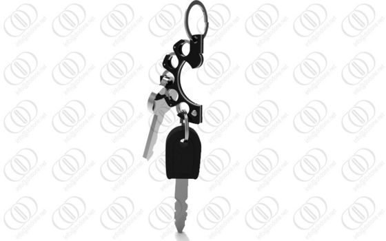 abrebotellas del tenedor de la llave del llavero del acero inoxidable 316L