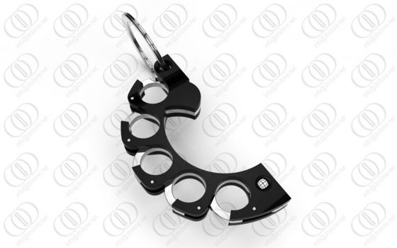 abrebotellas del tenedor de la llave del llavero del acero inoxidable 316L