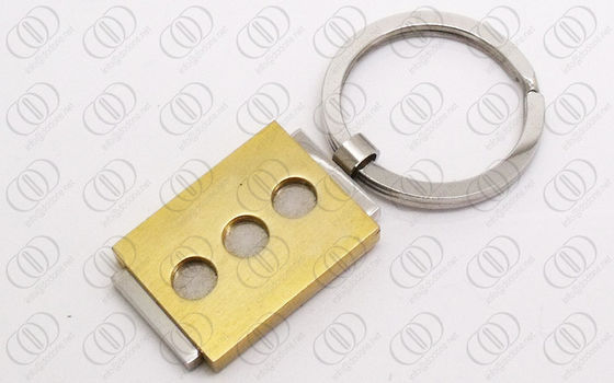 Llavero del oro de Rose de la moda, llavero del oro del acero inoxidable