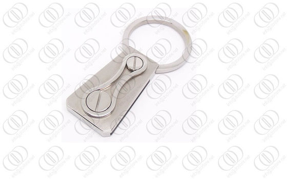 Tenedor de la llave del llavero del acero inoxidable de los tornillos 316L con final cepillado y pulido