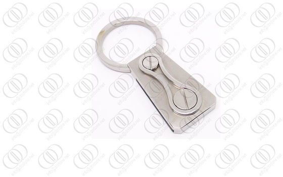 Tenedor de la llave del llavero del acero inoxidable de los tornillos 316L con final cepillado y pulido