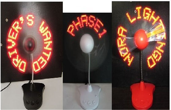 Fan encantadora el destellar del 110MM LED para la luz de los regalos/LED del negocio con la fan