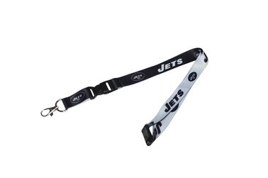 Poseedor de una tarjeta de identificación desmontable de la identificación del collar del llavero del acollador del fútbol del NFL de los New York Jets - escapada