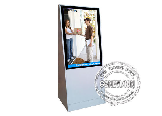 24" soporte de la pared de la señalización del Lcd Digital para hacer publicidad, 4000/1 coeficiente de contraste