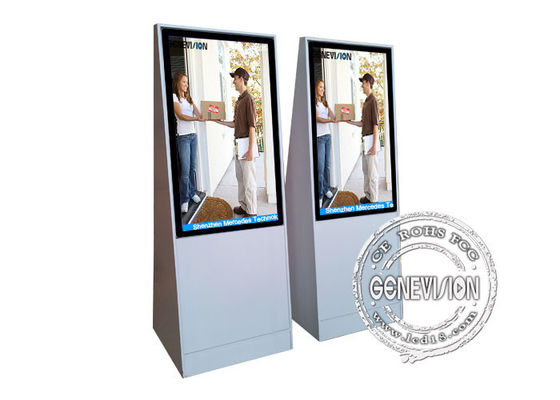 24" soporte de la pared de la señalización del Lcd Digital para hacer publicidad, 4000/1 coeficiente de contraste