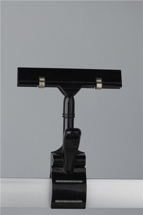 Clip durable del tenedor del precio de la promoción para la publicidad del estallido, tablero del PVC
