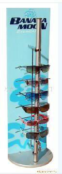 Personalizado calcomanías acrílico Pop Display gafas Rack signo titular con Base de hilado